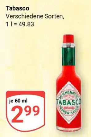 Globus Tabasco Angebot