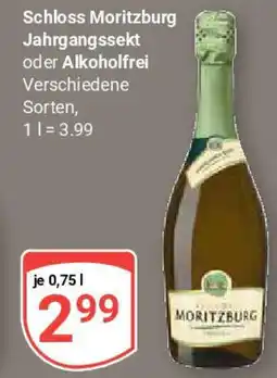 Globus Schloss Moritzburg Jahrgangssekt oder Alkoholfrei Angebot
