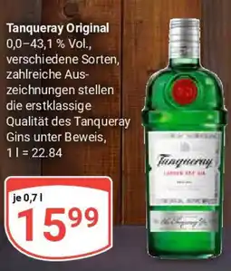 Globus Tanqueray Original Angebot