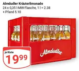 Globus Almdudler Kräuterlimonade Angebot