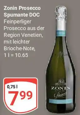 Globus Zonin Prosecco Spumante DOC Angebot