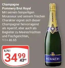 Globus Champagne Pommery Brut Royal Angebot