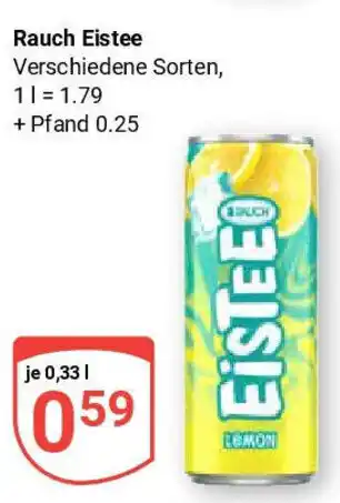 Globus Rauch Eistee Angebot