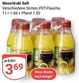 Globus WeserGold Saft Angebot