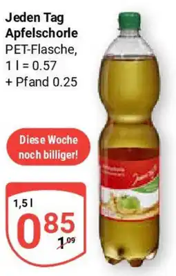 Globus Jeden Tag Apfelschorle Angebot