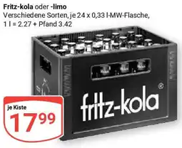 Globus Fritz-kola oder -limo Angebot