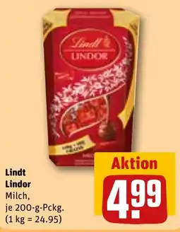 REWE Lindt Lindor Angebot