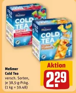 REWE Meẞmer Cold Tea Angebot