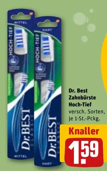 REWE Dr. Best Zahnbürste Hoch-Tief Angebot