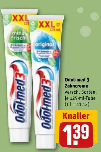 REWE Odol-med 3 Zahncreme Angebot