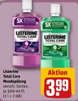 REWE Listerine Total Care Mundspülung Angebot