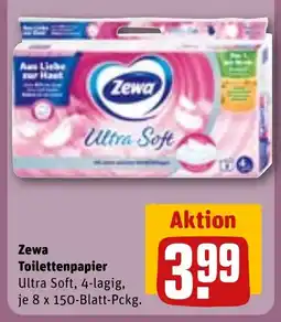 REWE Zewa Toilettenpapier Ultra Soft Angebot