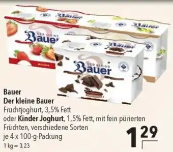 CITTI Markt Bauer Der kleine Bauer oder Kinder Joghurt Angebot
