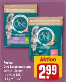 REWE Purina One Katzennahrung Angebot