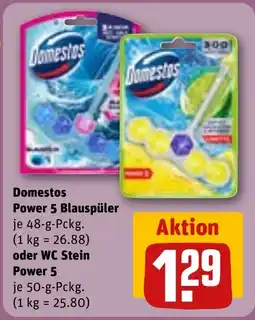 REWE Domestos Power 5 Blauspüler Angebot