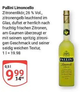 Globus Pallini Limoncello Angebot