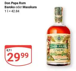 Globus Don Papa Rum Baroko oder Masskara Angebot