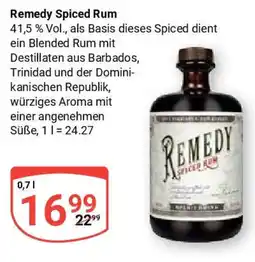 Globus Remedy Spiced Rum Angebot