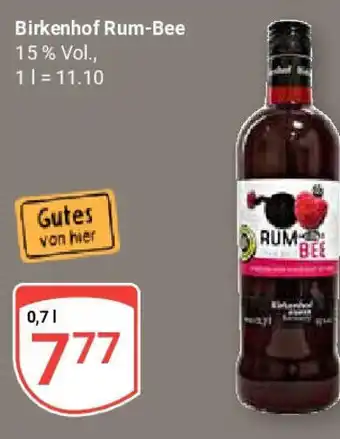 Globus Birkenhof Rum-Bee Angebot