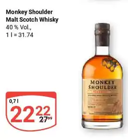 Globus Monkey Shoulder Malt Scotch Whisky Angebot