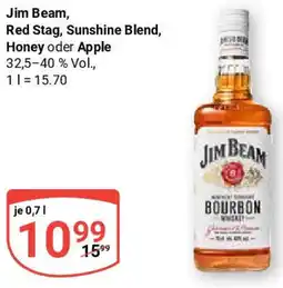 Globus Jim Beam, Red Stag, Sunshine Blend, Honey oder Apple Angebot