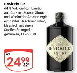 Globus Hendricks Gin Angebot