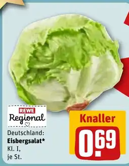REWE REWE Regional Deutschland: Eisbergsalat Angebot