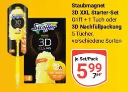 Globus Staubmagnet 3D XXL Starter-Set Griff+1 Tuch oder 3D Nachfüllpackung Angebot