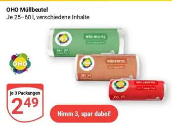 Globus OHO Müllbeutel Angebot