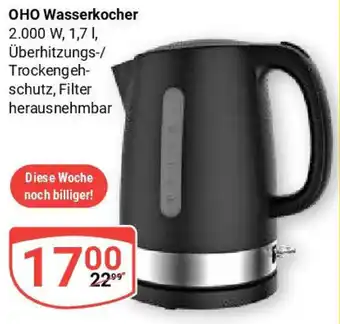 Globus OHO Wasserkocher Angebot