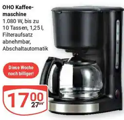 Globus OHO Kaffee- maschine Angebot
