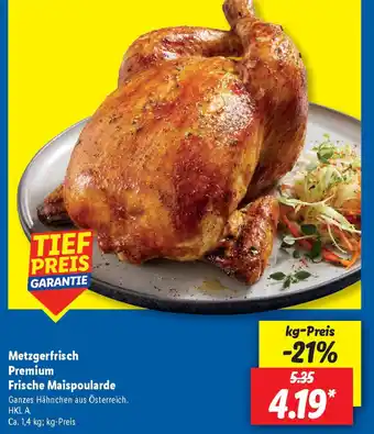 Lidl Metzgerfrisch Premium Frische Maispoularde Angebot