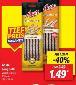 Lidl Aoste Longhetti Angebot