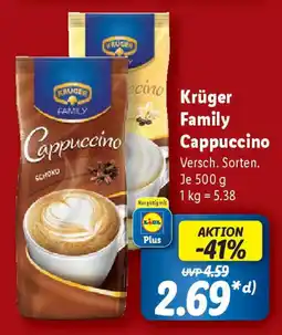 Lidl Krüger Family Cappuccino Angebot