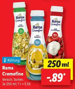 Lidl Rama Cremefine Angebot