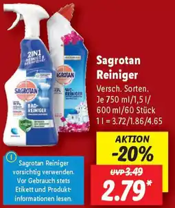 Lidl Sagrotan Reiniger Angebot