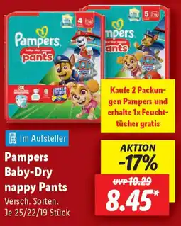 Lidl Pampers Baby-Dry nappy Pants Angebot