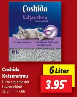 Lidl Coshida Katzenstreu Angebot