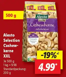 Lidl Alesto Selection Cashewkerne XXL Angebot