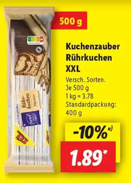 Lidl Rührkuchen Rühr-XXL Angebot