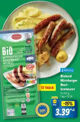 Lidl Bioland Nürnberger Rost- bratwurst Angebot