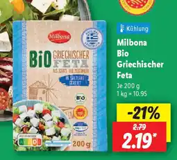 Lidl Milbona bio griechischer feta Angebot