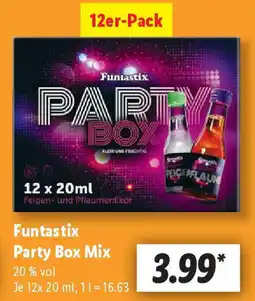 Lidl Funtastix Party Box Mix Angebot