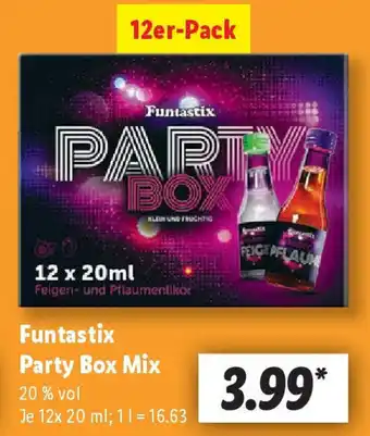 Lidl Funtastix Party Box Mix Angebot