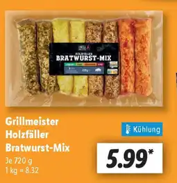 Lidl Grillmeister Holzfäller Bratwurst-Mix Angebot
