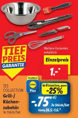 Lidl JES COLLECTION Plus Grill-/ Küchen- zubehör Angebot