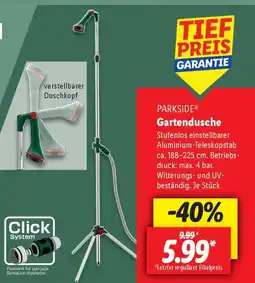 Lidl PARKSIDE Gartendusche Angebot