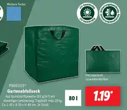 Lidl PARKSIDE Gartenabfallsack Angebot