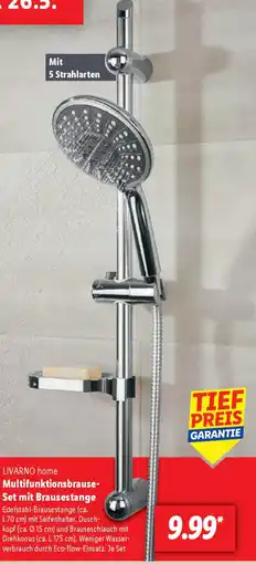 Lidl LIVARNO home Multifunktionsbrause- Set mit Brausestange Angebot