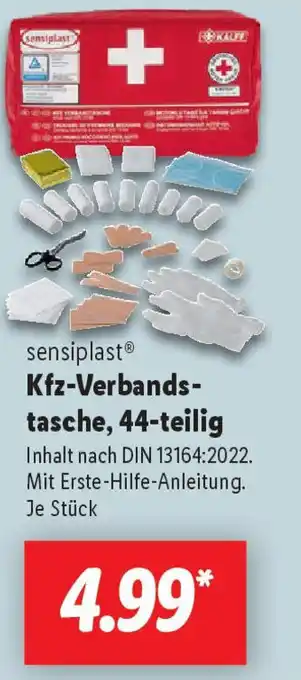 Lidl sensiplast Kfz-Verbands- tasche, 44-teilig Angebot